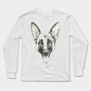 Cleo, the German Shepherd Long Sleeve T-Shirt